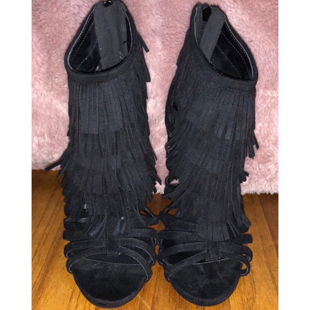 Anna Fringe Sandals- Worn once (like brand new) - Picture 5 of 5